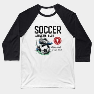 Soccer Athletic Club © GraphicLoveShop Baseball T-Shirt